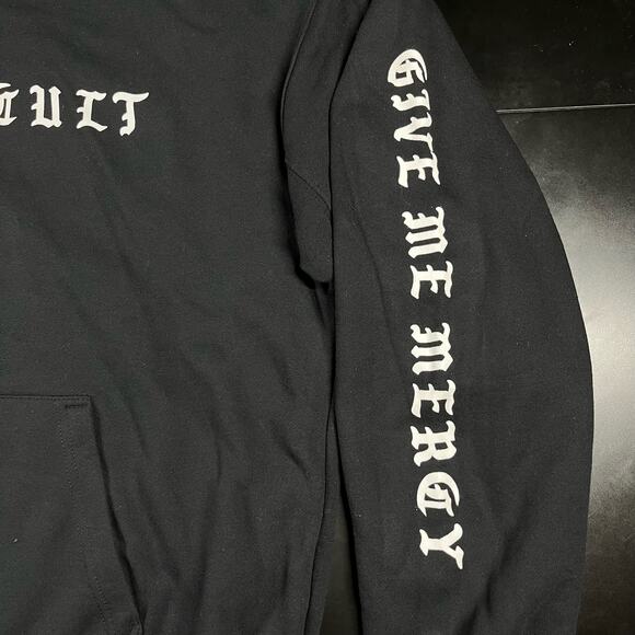 The Cult Give me Mercy Black Zip Up Hoodie Men’s Sz XL New - Picture 4 of 6